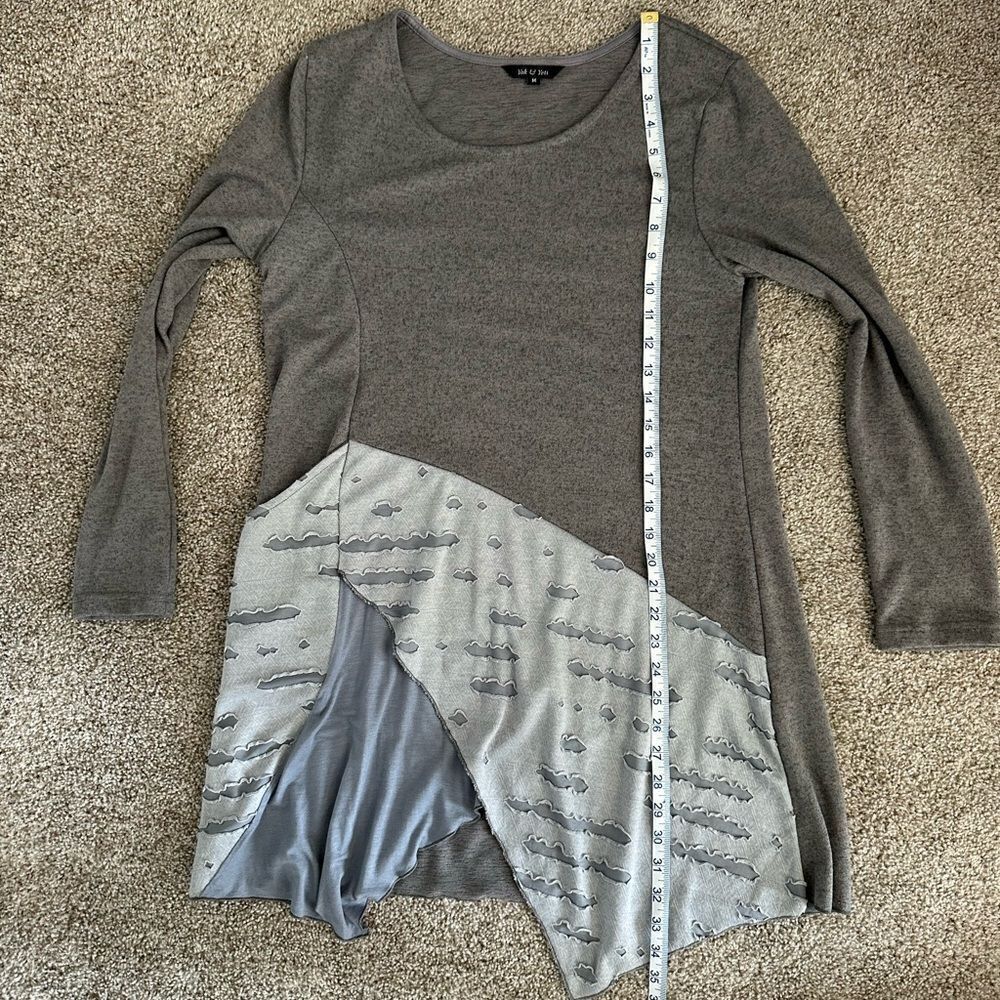 Yak & Yeti Grey oversized tunic - Picture 5 of 8